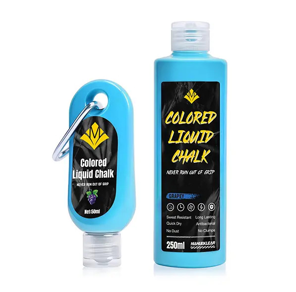 250ml & 50ml MANUEKLEAR Liquid Chalk Set for Enhanced Grip in Gym Climb Crossfit