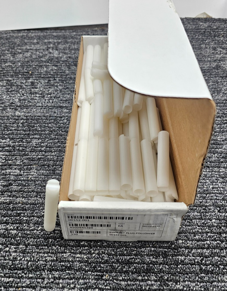 (QTY 150) Kwikset 00152-001 Plug Follower Plastic White For Keying Tool