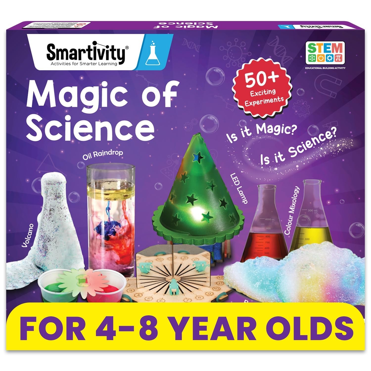 Smartivity Magic Science Kit for Kids 4-8 Years, 50+ Experiments | 50+ Amazing