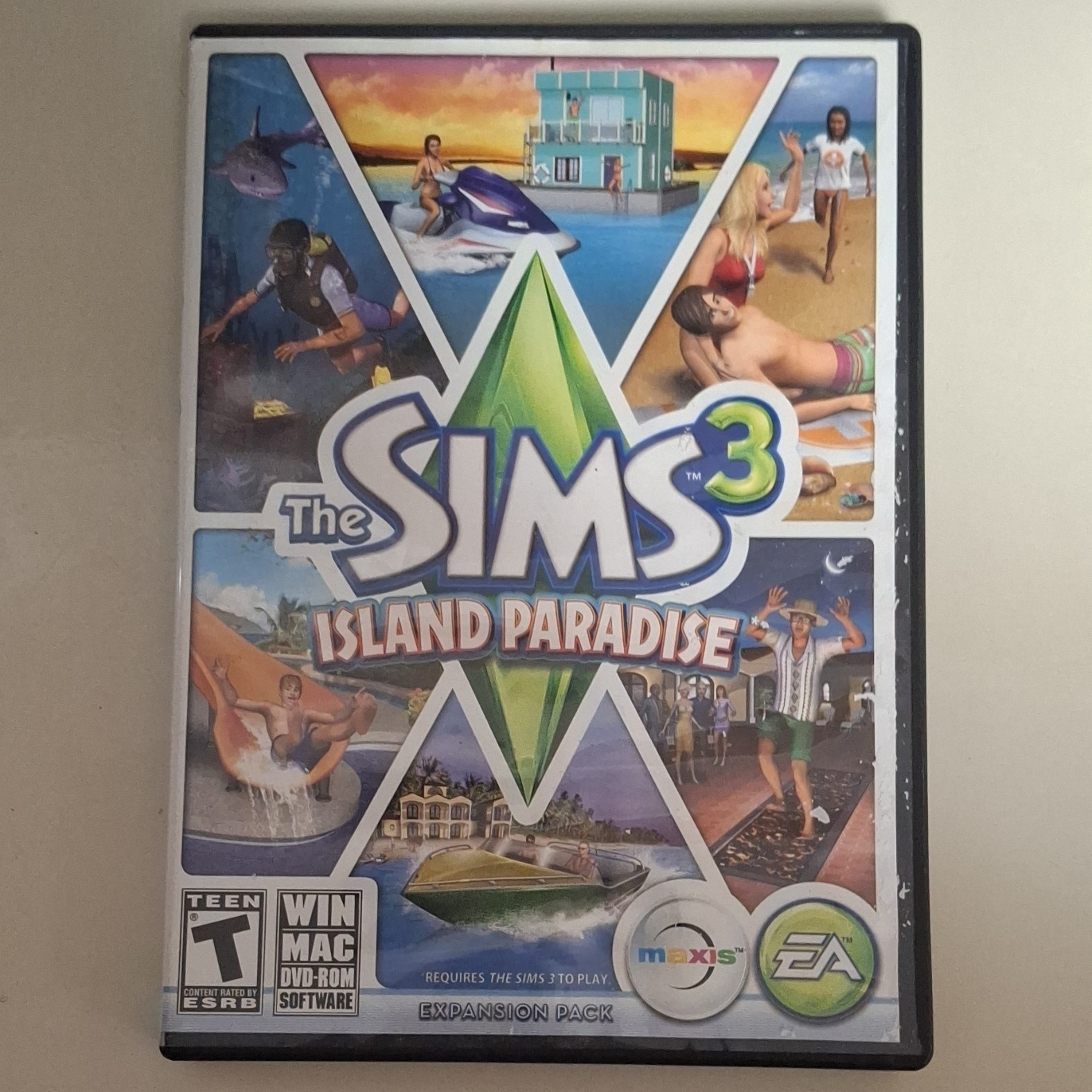 EA The Sims 3 Island Paradise Expansion Pack PC DVD-ROM Keep Case