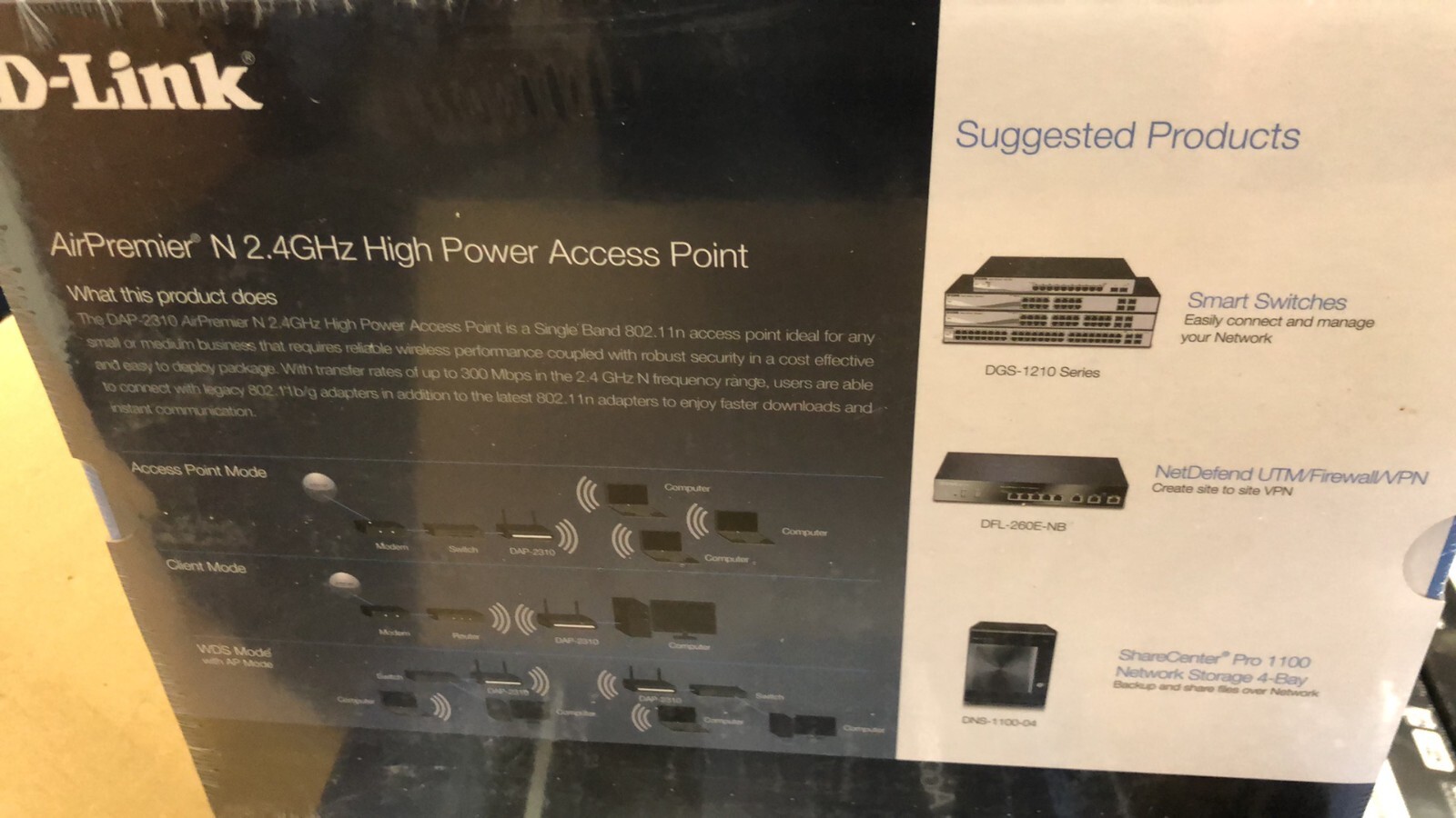 NEW SEALED D-Link AirPremier DAP-2310 High Power Access Point