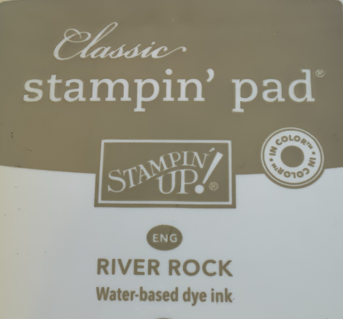 Stampin Up Ink Pad RIVER ROCK  2012 Retired 2018 Classic Design AS IS FLAWS