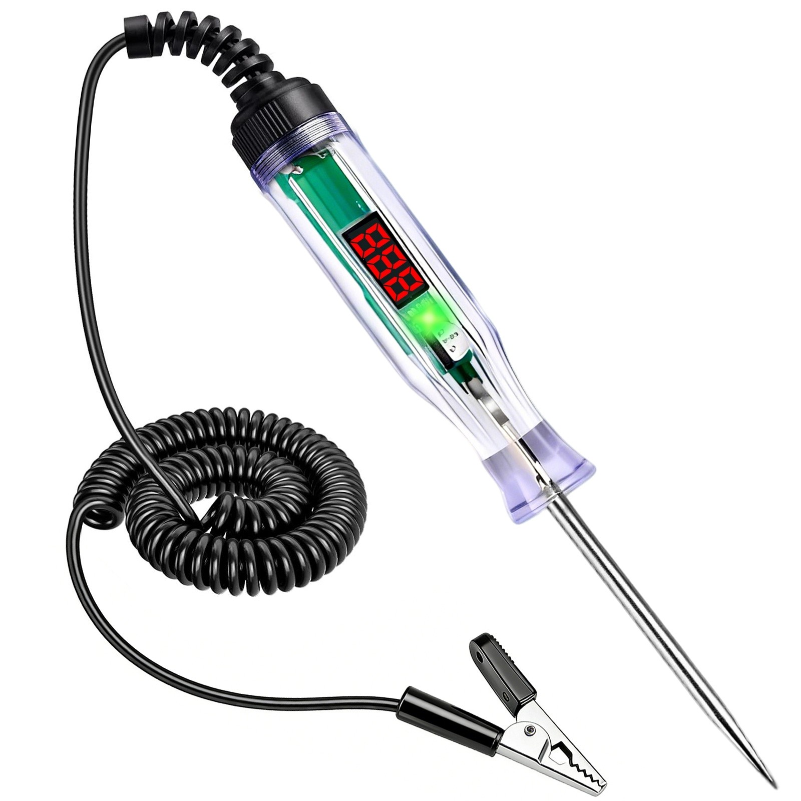 Digital Electric Voltage Circuit Tester Automotive Test Light Car Truck 6V-72V