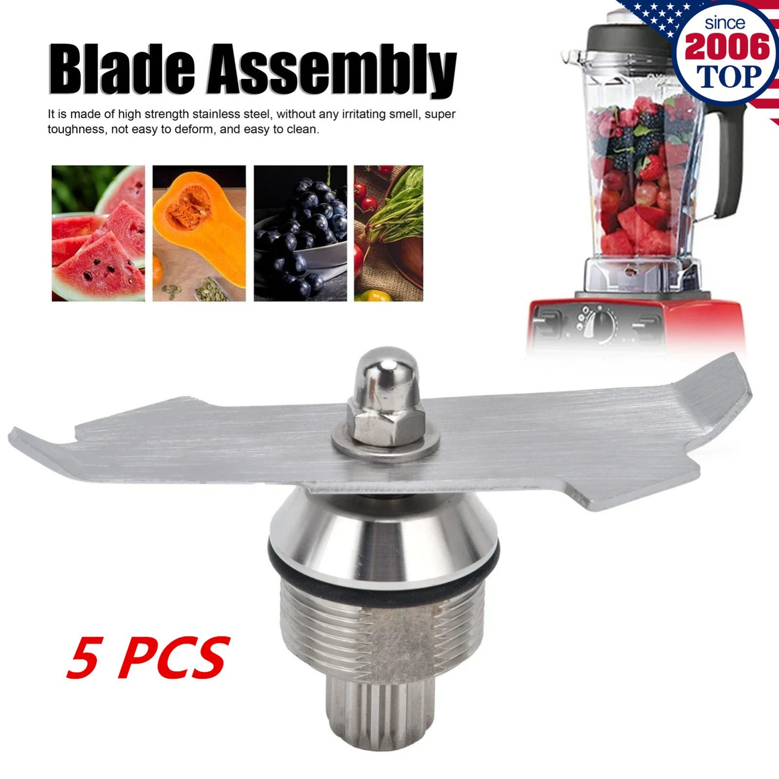 5x Advance Blade Assembly Blender Fit For Vitamix 15990,015990 Fits 32, 64oz Cup