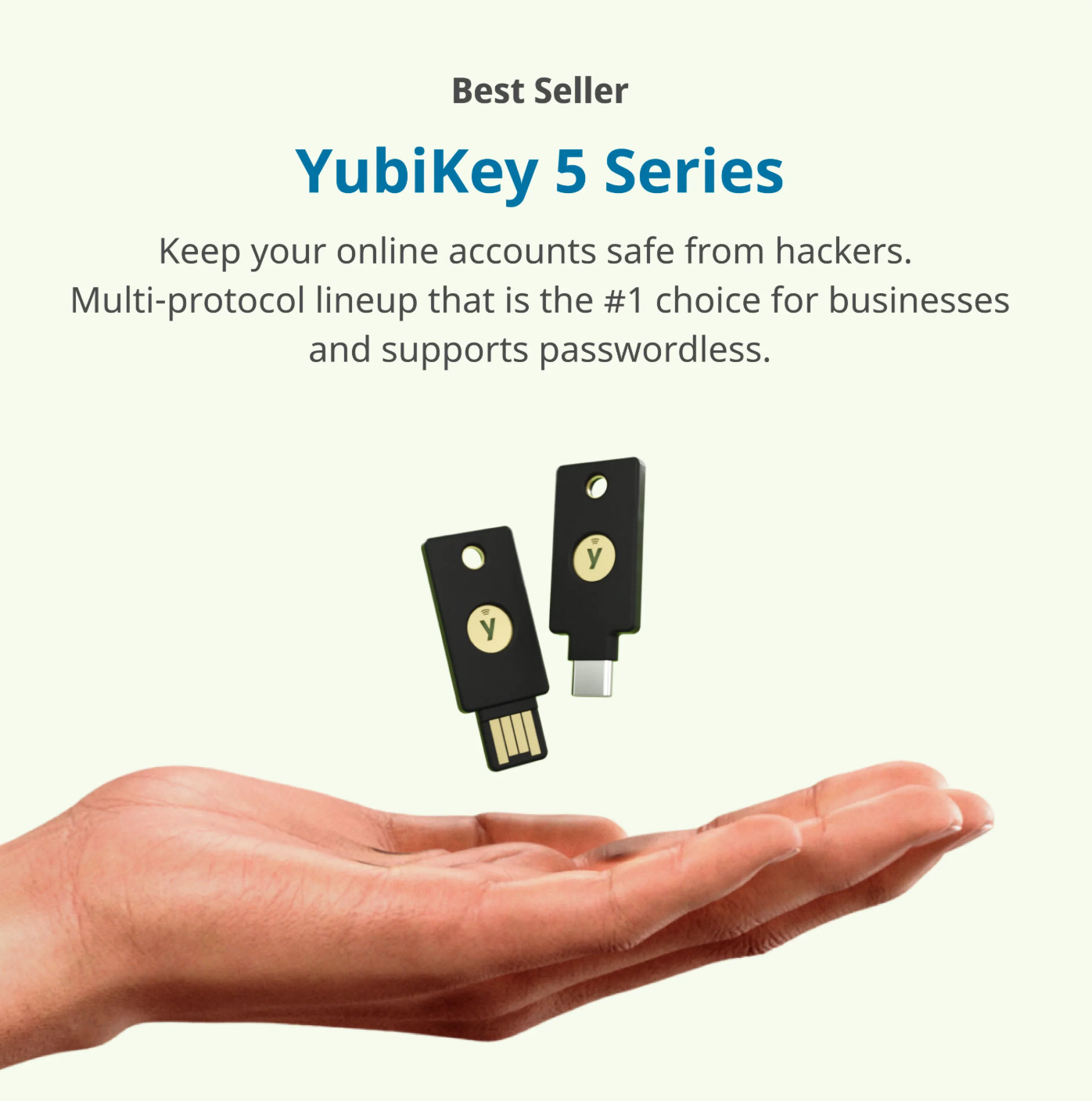*1 YubiKey 5 Series YubiKey 5C Security Key FREE SHIPPING*