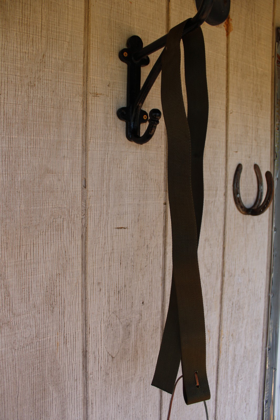Olive Green Latigo Tie Strap