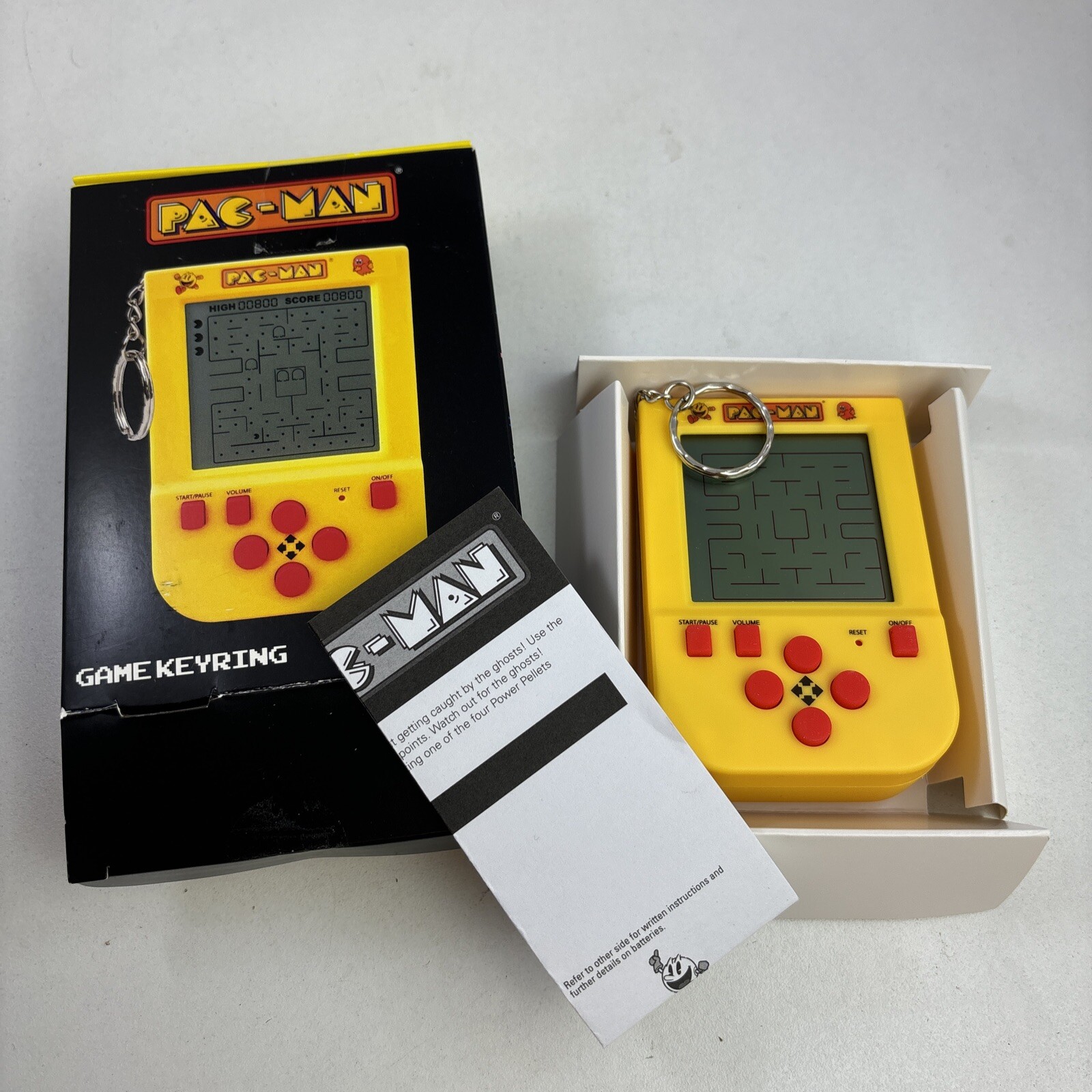 Rare PAC-MAN game keyring Fizz Creations