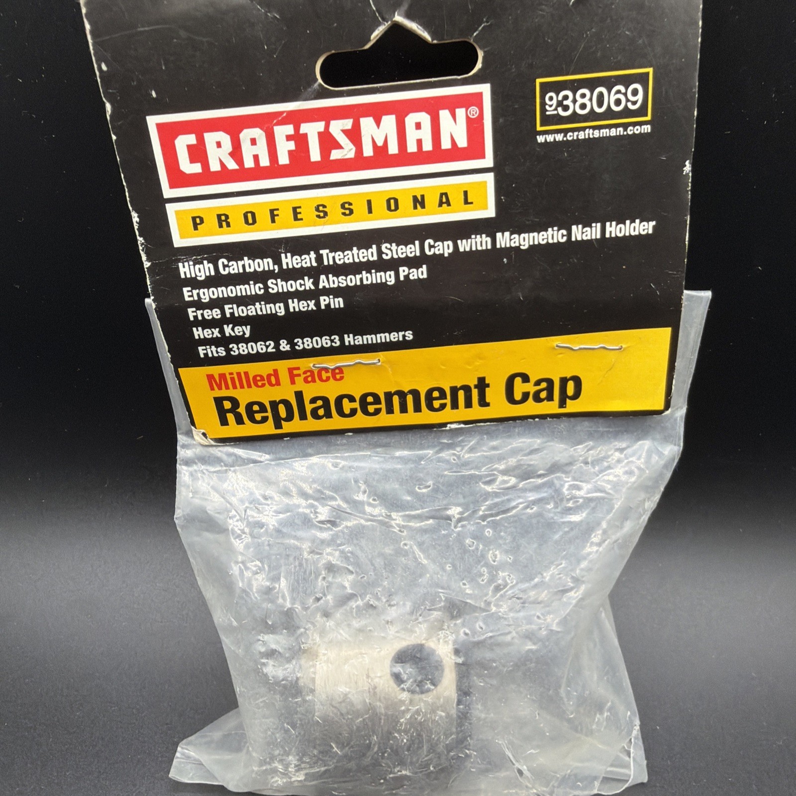 Sears Craftsman Professional Replacement Hammer Cap Milld Face 38069