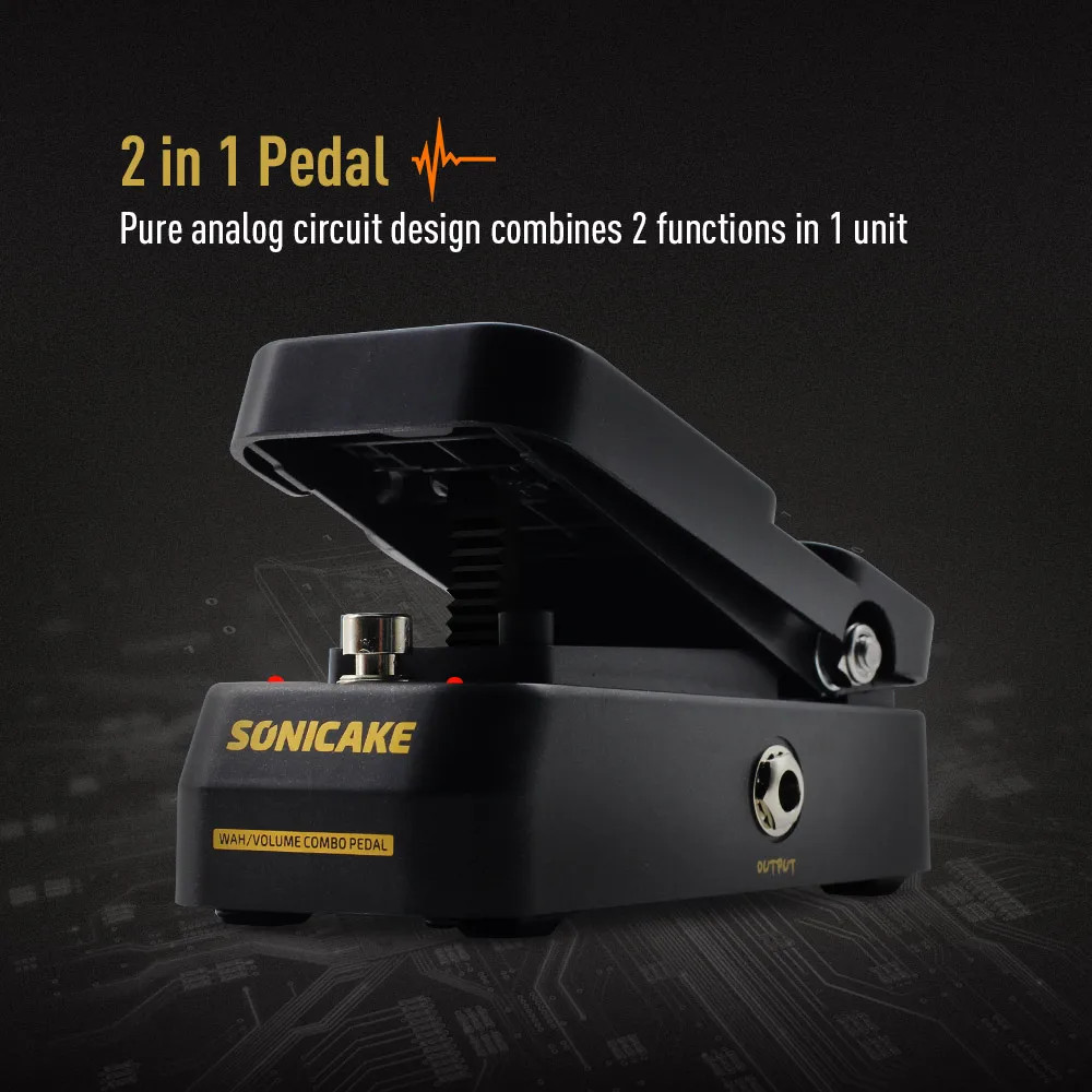 SONICAKE VolWah Mini Active Volume & Wah Expression Pedal QEP-01