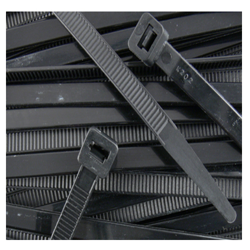 2000 PCS 11" 50 Lbs Black Nylon Cable Wire Zip Tie UV Resistant Outdoor Ties