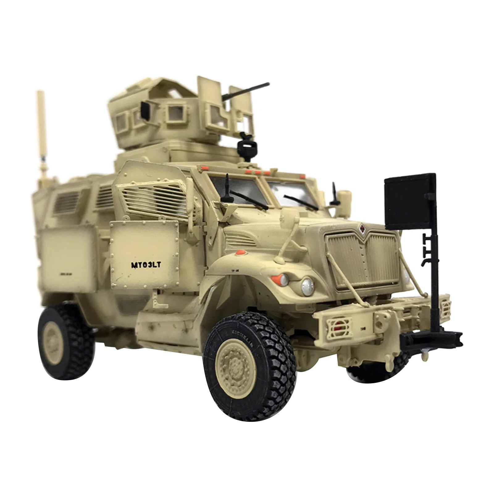 4.3in M1224 US MaxxPro Mine Resistant Anti Ambush Vehicle Finished Model Toy Set