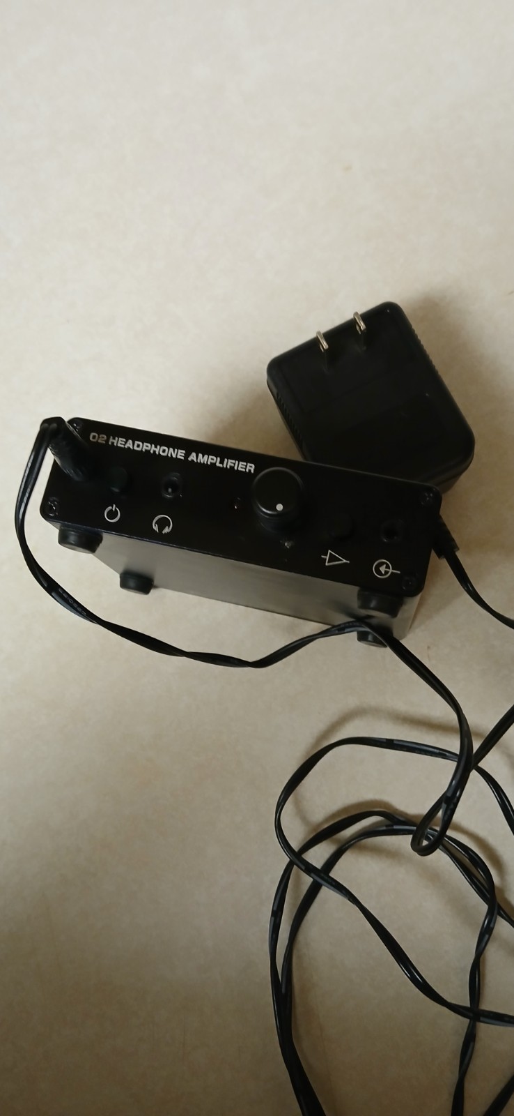 Objective2 O2 Headphone Amplifier 1/4" Jack - Power Adapter TESTED