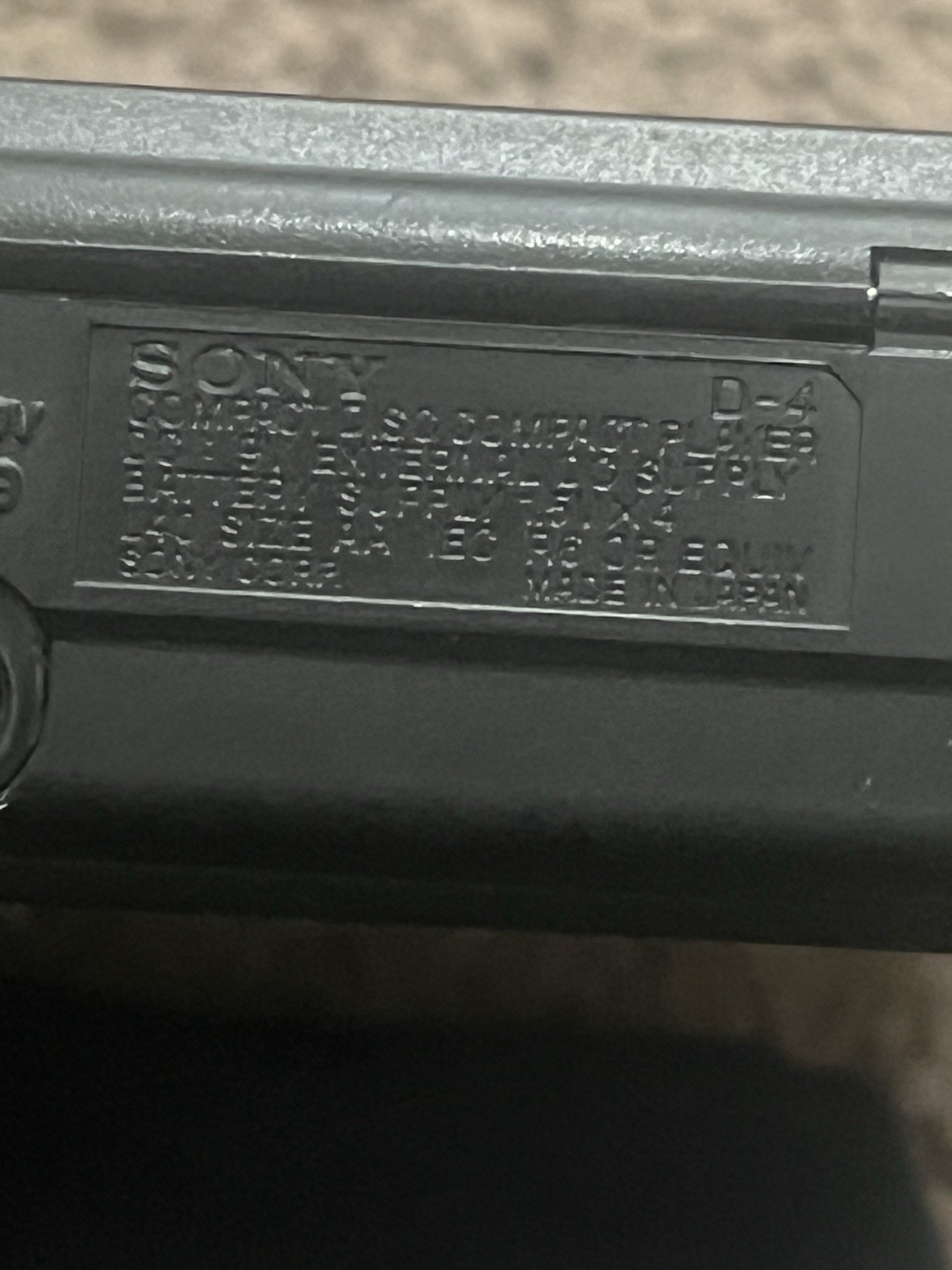 Sony Compact Disc Player D-4 Untested
