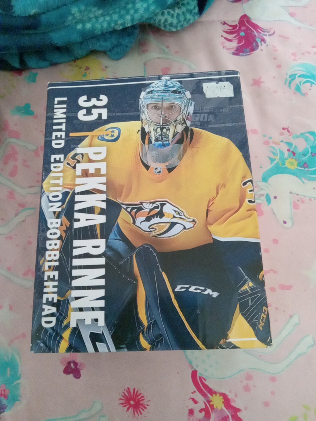 Pekka Rinne Limited Edition Bobble head Signed