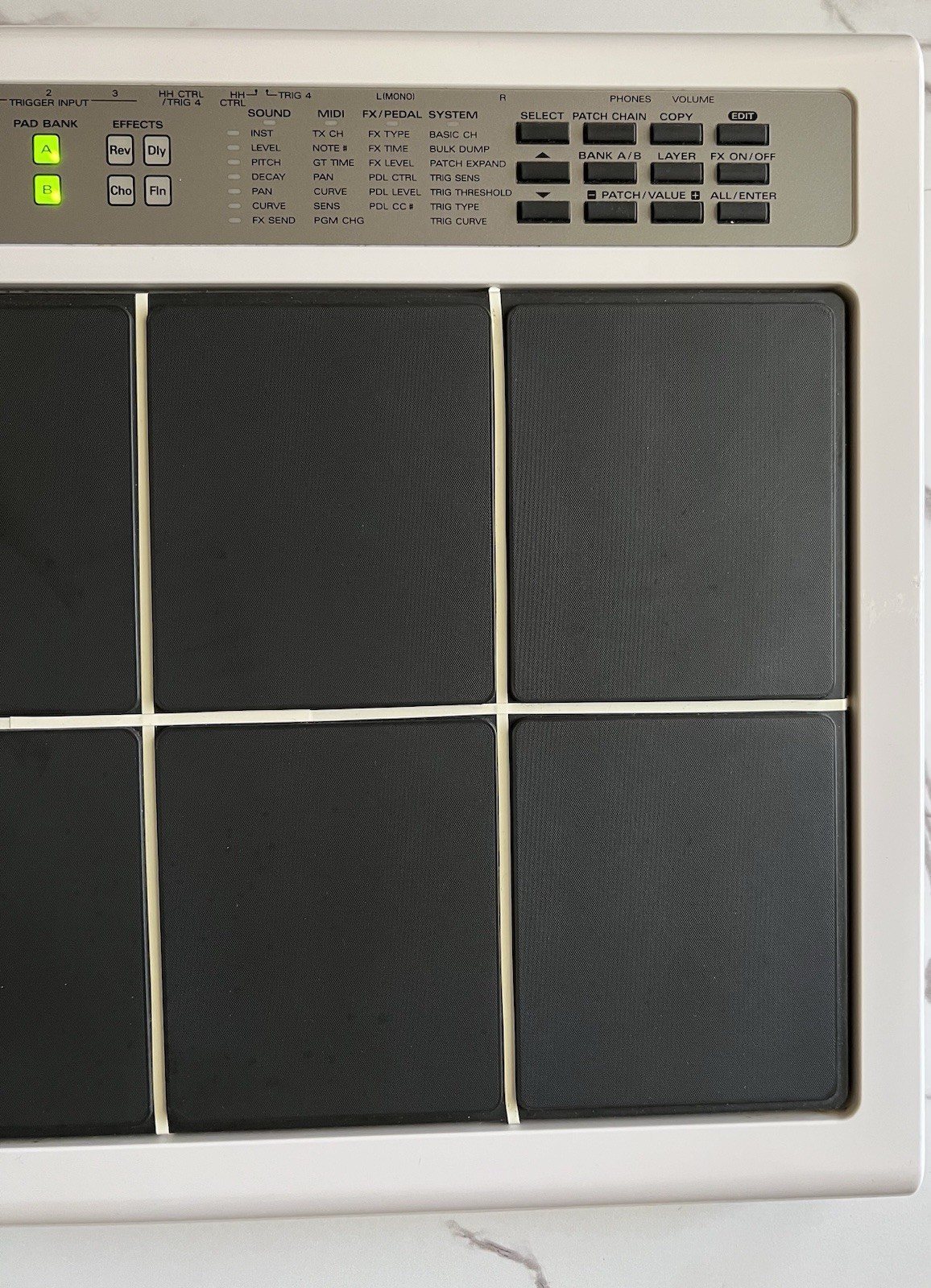 Roland SPD-20 Drum Pad, Built-in Effects, Programmable, 8 Pads, Power Adapter