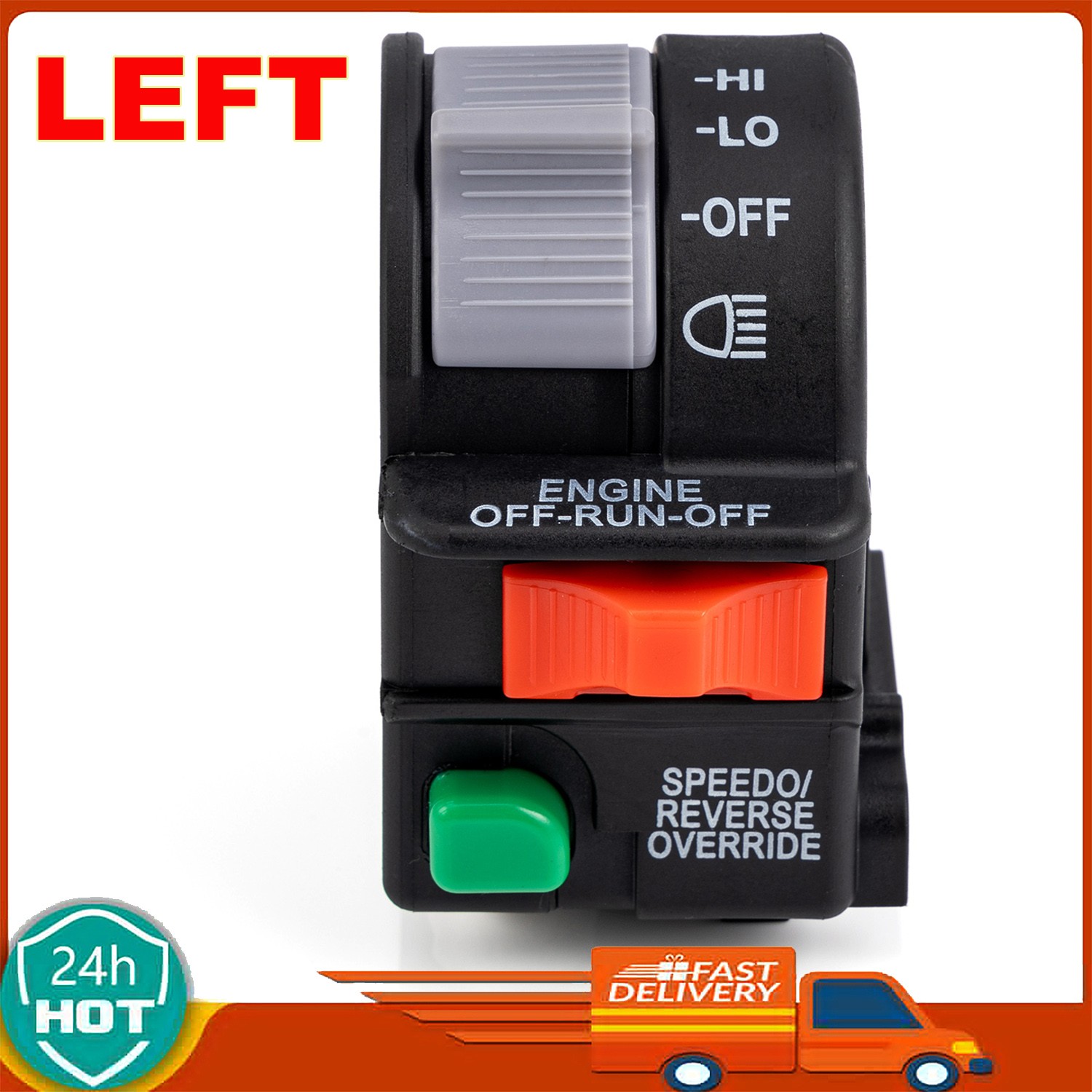 Handlebar Start Kill Switch Headlight for Polaris Magnum Sportsman Scrambler USA