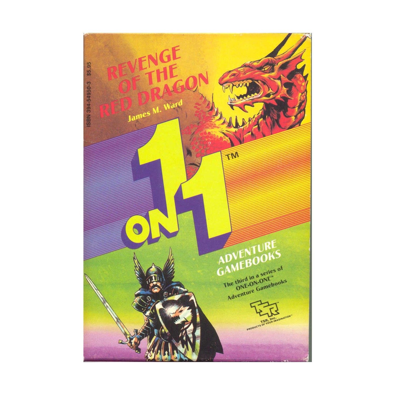 TSR One on One Gamebook Revenge of the Red Dragon SW (VG/New)