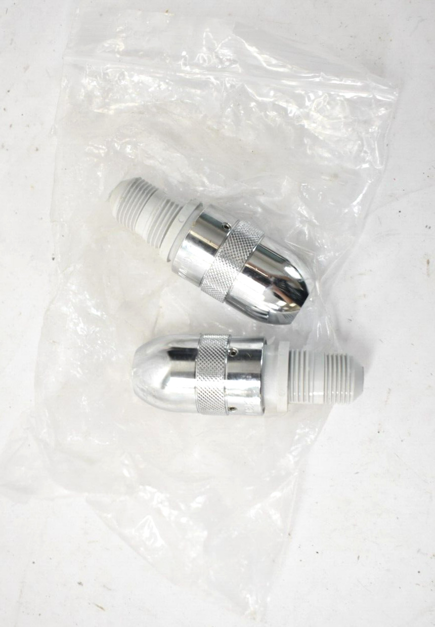 Lot of 2 Bradley Institutional Plastic Shower Head Replacement Units 1.5GPM