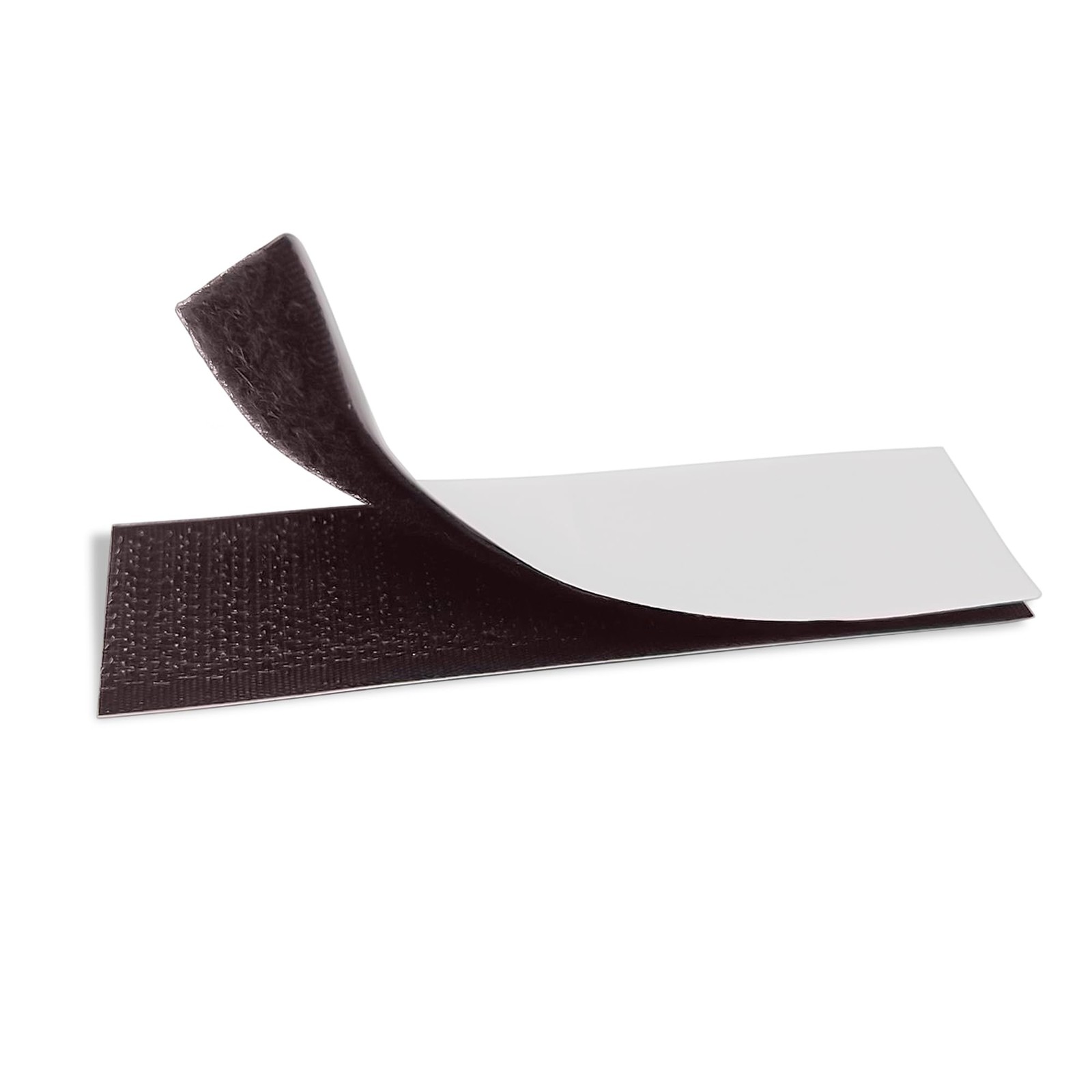 Sets of 15 Brown Hook and Loop Strips with Adhesive 1'' x 4'' Nylon Strong St...