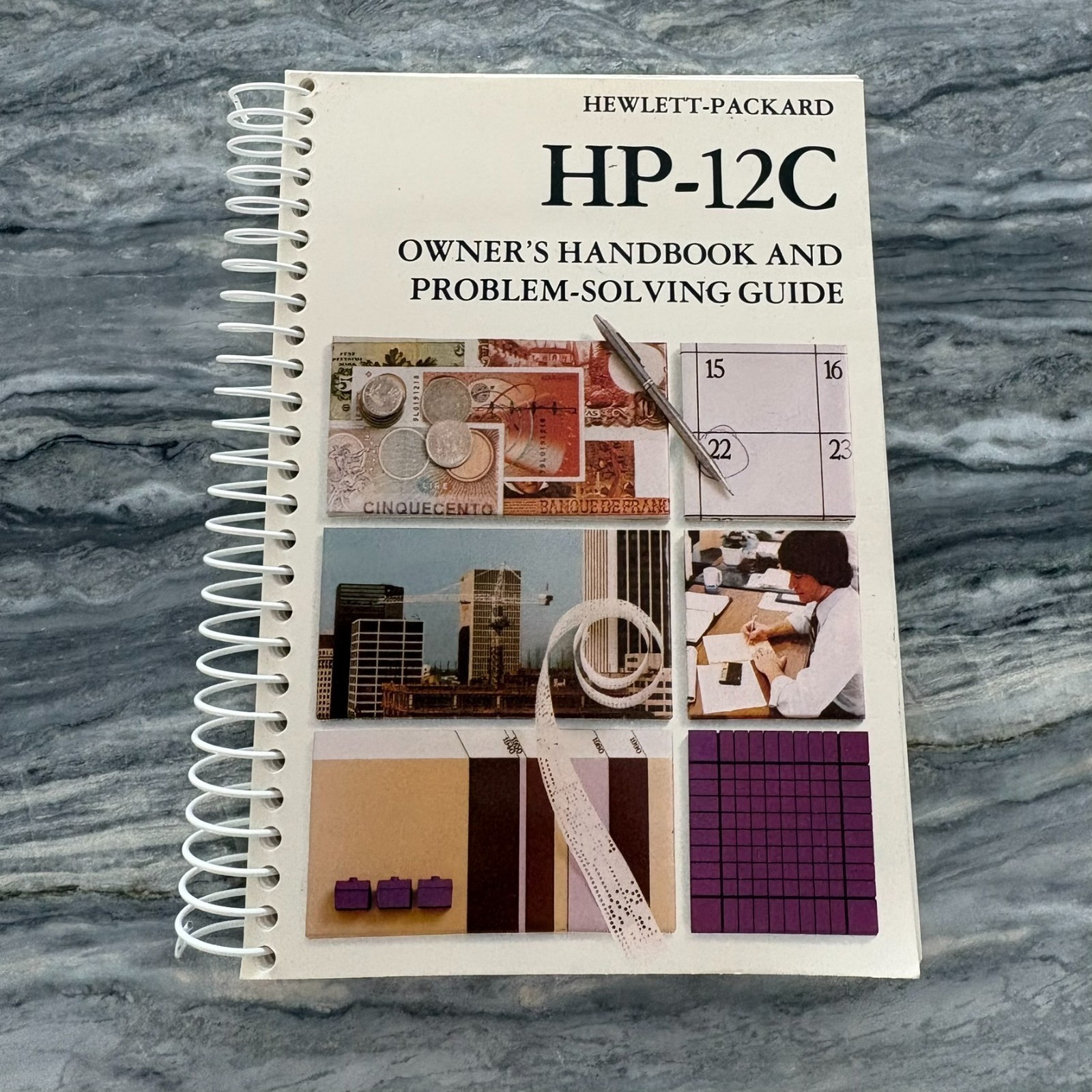 Vintage Hewlett Packard HP-12C Owner's Handbook And Problem Solving Guide Spiral
