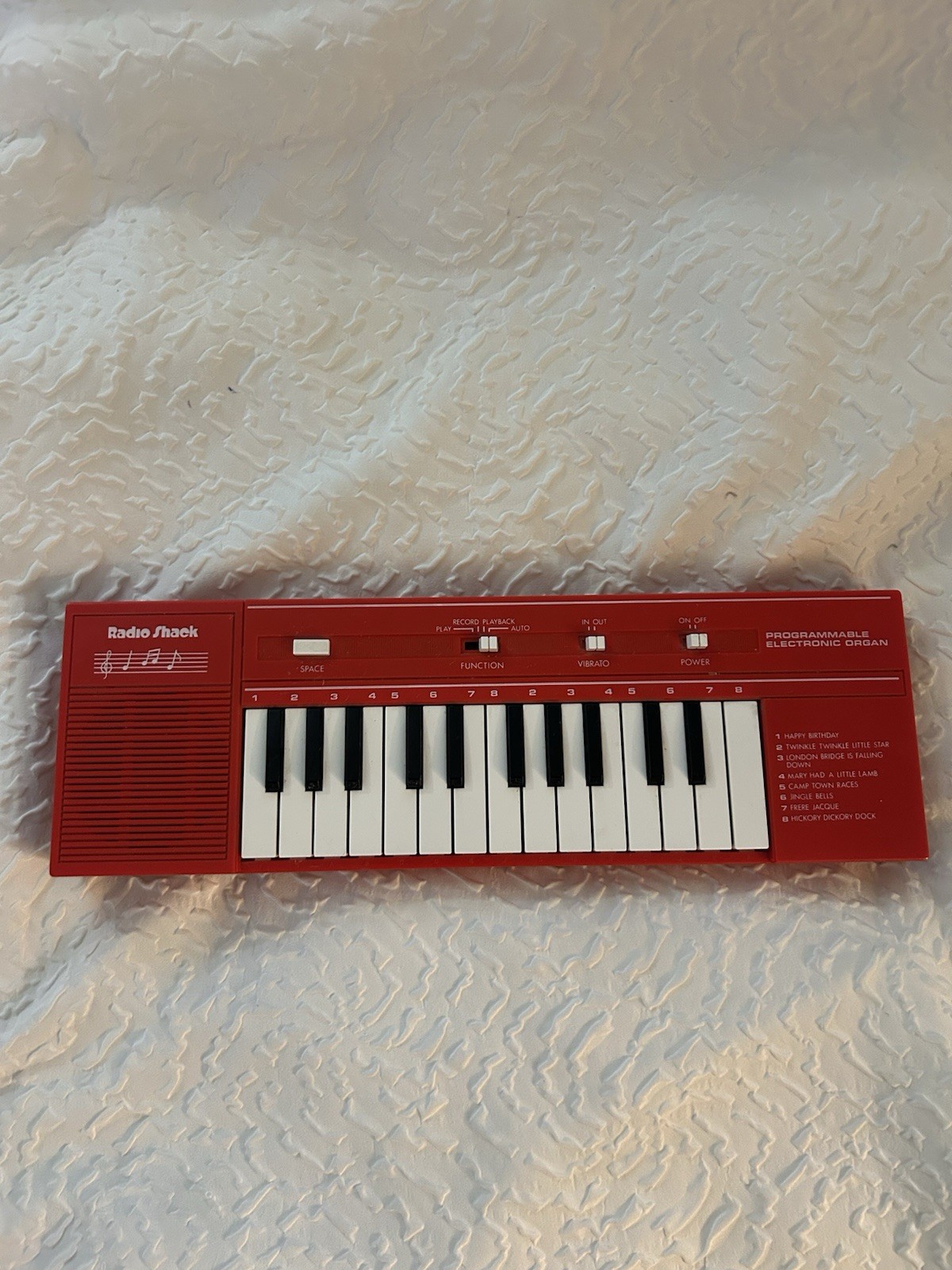 Radio Shack Programmable Electronic Organ Piano Vintage Tested Working