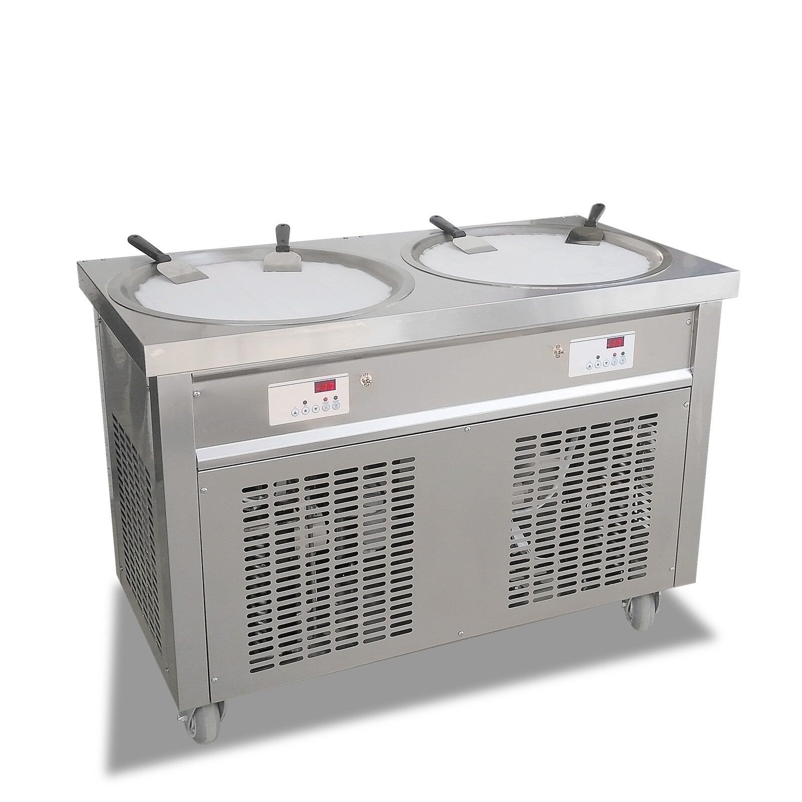Kolice ETL commnercial 22" double round pans fried ice cream machine