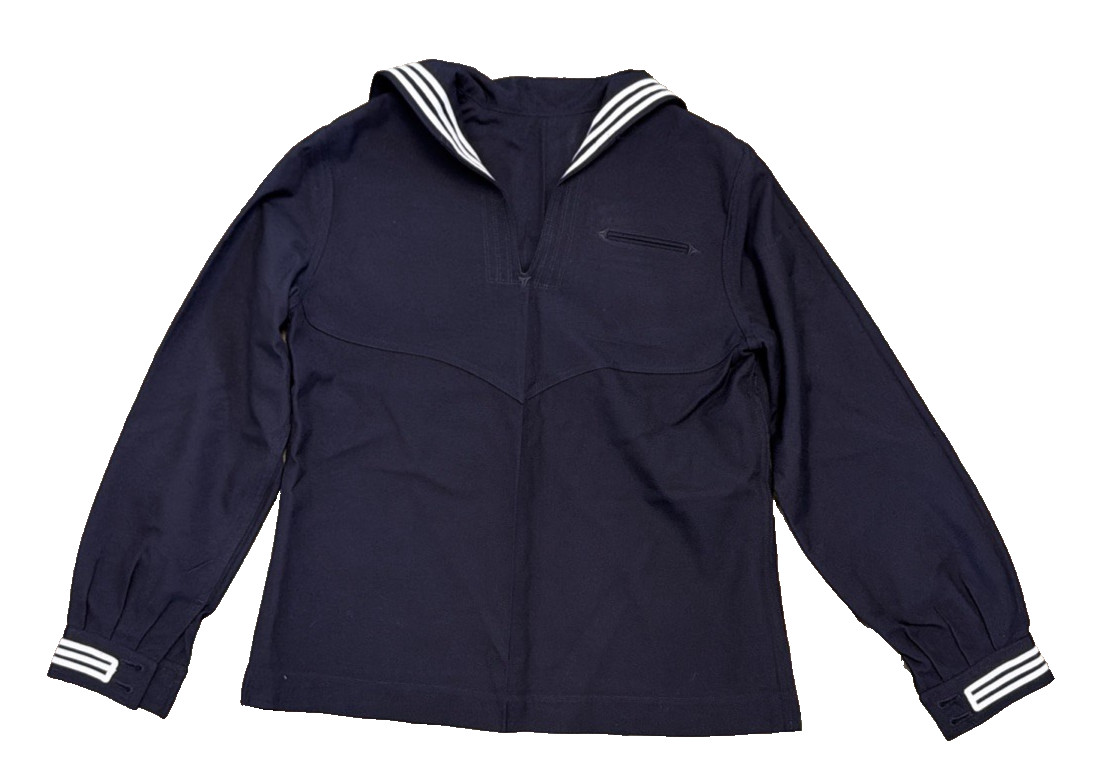 US Navy SDB Jumper 16 MT Women's Service Dress Blue Wool Uniform w/ Zipper K-56