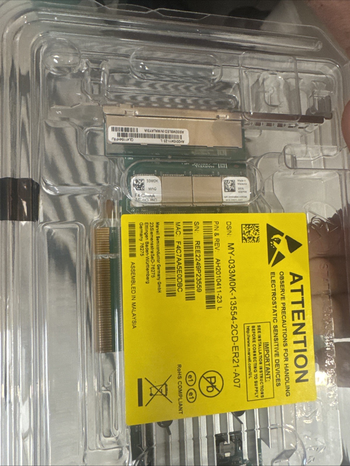 Sn Ree2249p23559 4 Port Net Work Card.