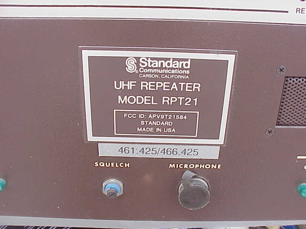 UHF Repeater RPT21 | Controller Included