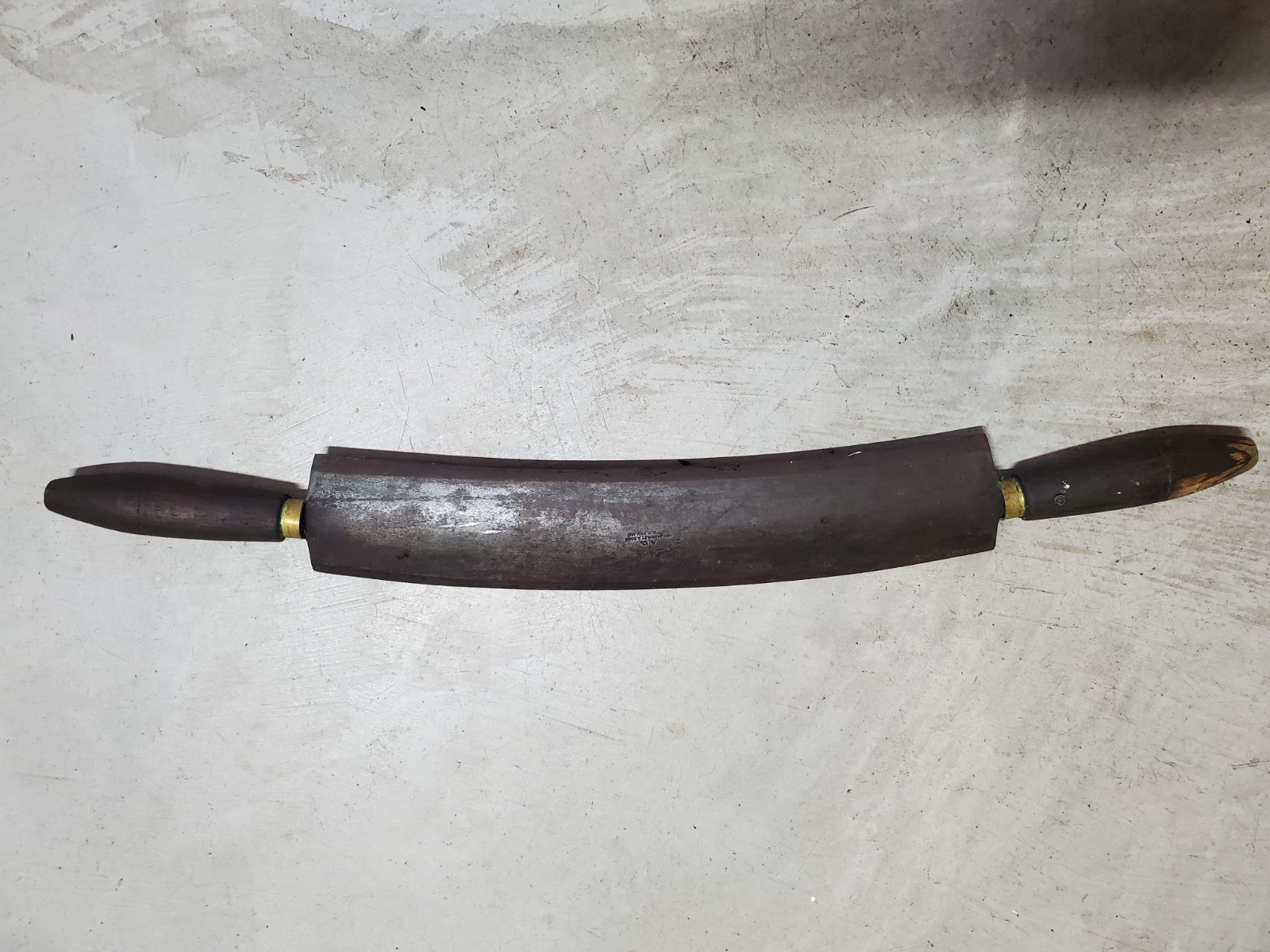 16" Blade Sheffield England Fleshing Knife for Pelts "Great Condition"
