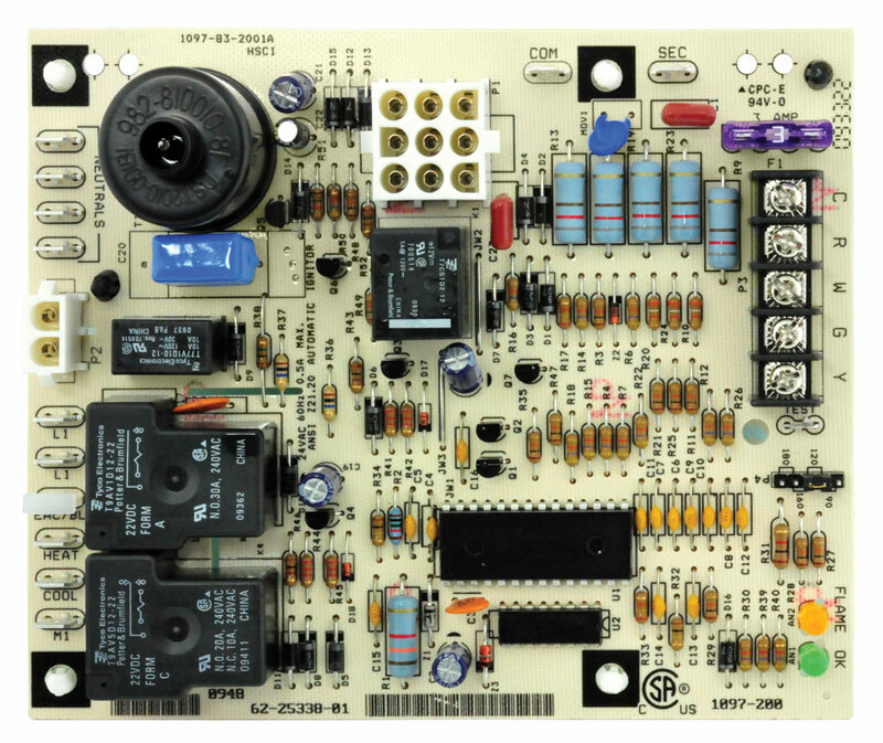 Rheem Ruud Weather King Furnace 1097-200-I Control Circuit Board 62-25388-01