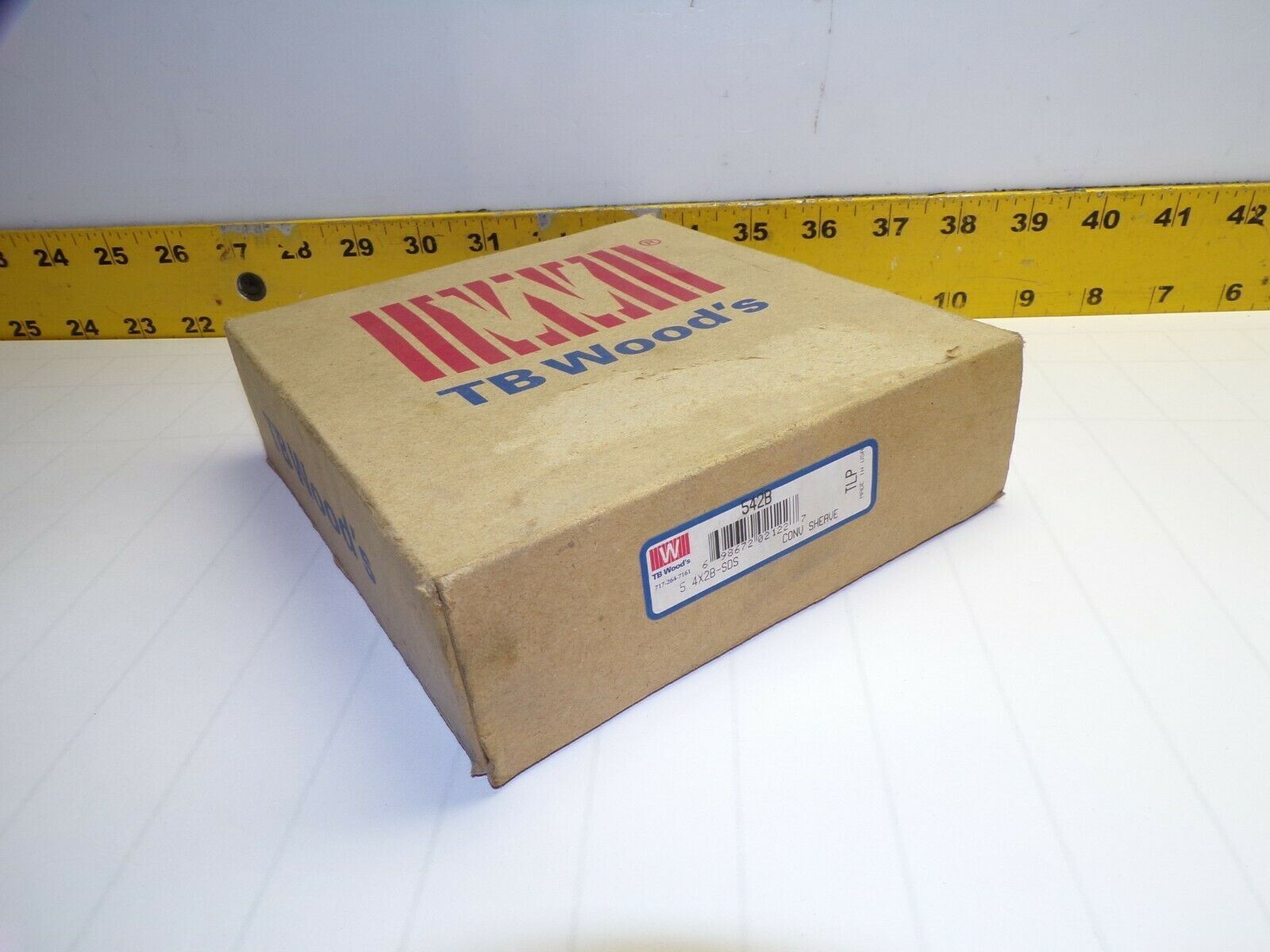 NEW BROWNING BUSHING BORE V-BELT PULLEY 2 GROOVE SDS BUSHING CAST IRON  542B