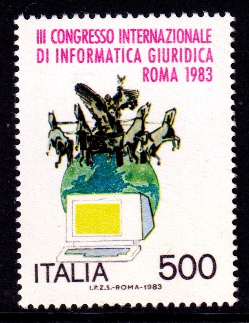 Italy 1983 Intl. Congress of Juridical Information Mint MNH SC 1561