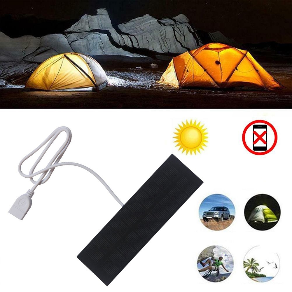 Innovative 2W Portable Solar Charger Compatible with Small Electronics