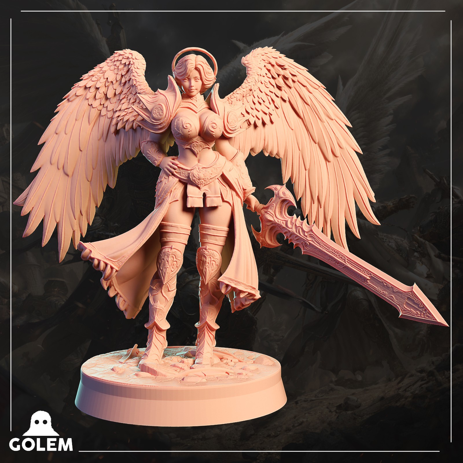 Dungeons and Dragons - Playable Character - Female Valkyrie Esquiel - Paladin