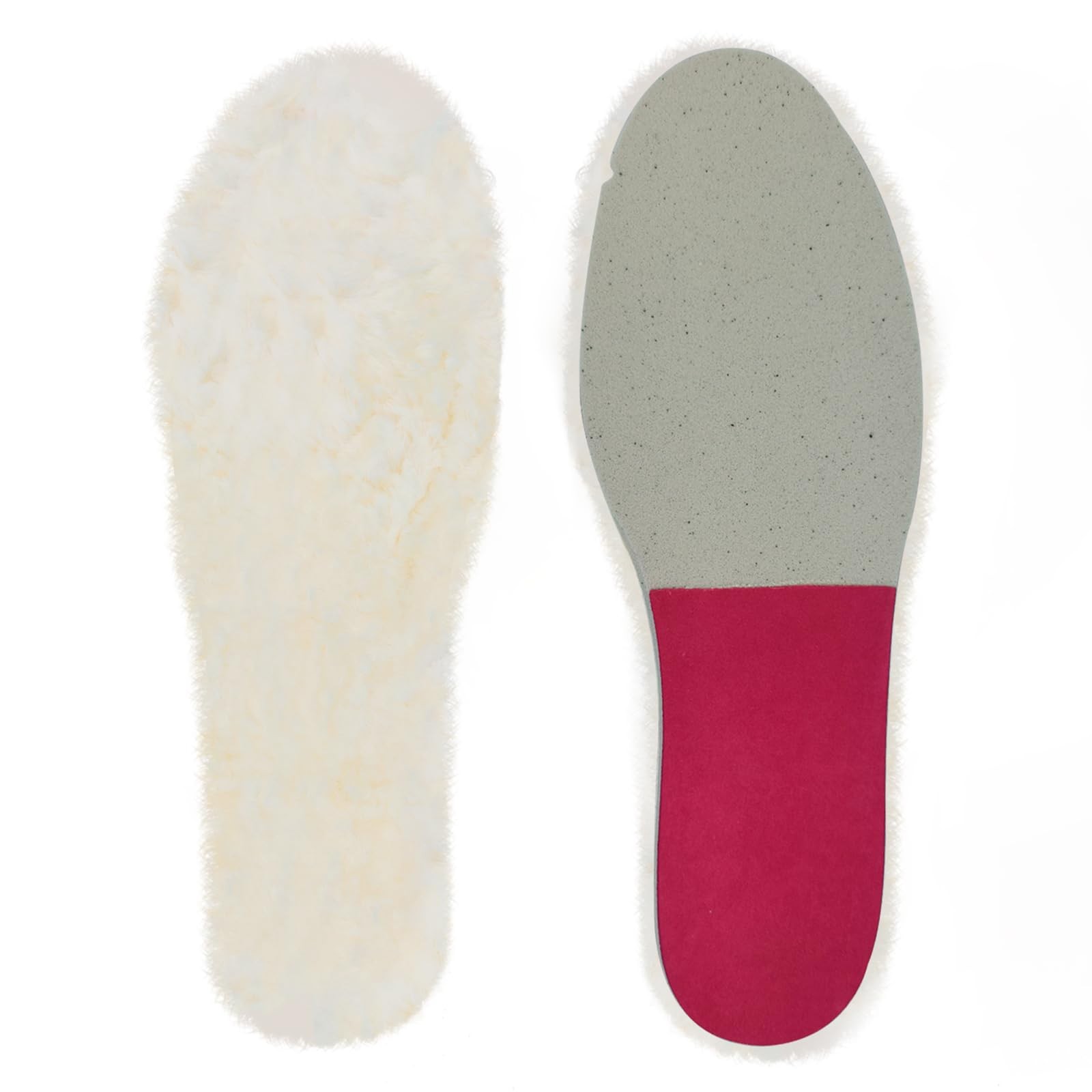 Sheepskin Shoes Insoles for UGG Men's Snow Boots, Fleece Footwear Inserts for...
