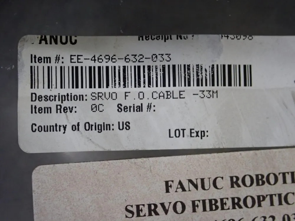 FANUC SERVO CABLE EE-4696-632-033