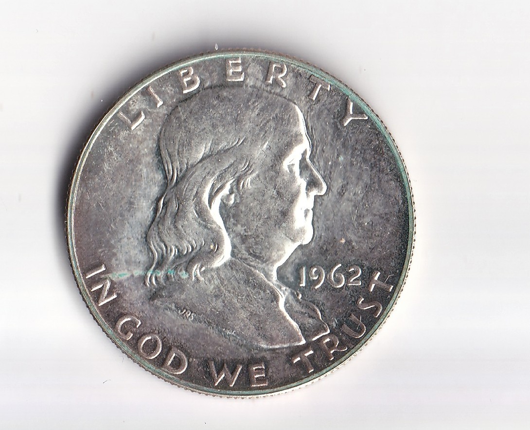 1962 50C SILVER PROOF Franklin Half Dollar NO COMBINED SHIPPING
