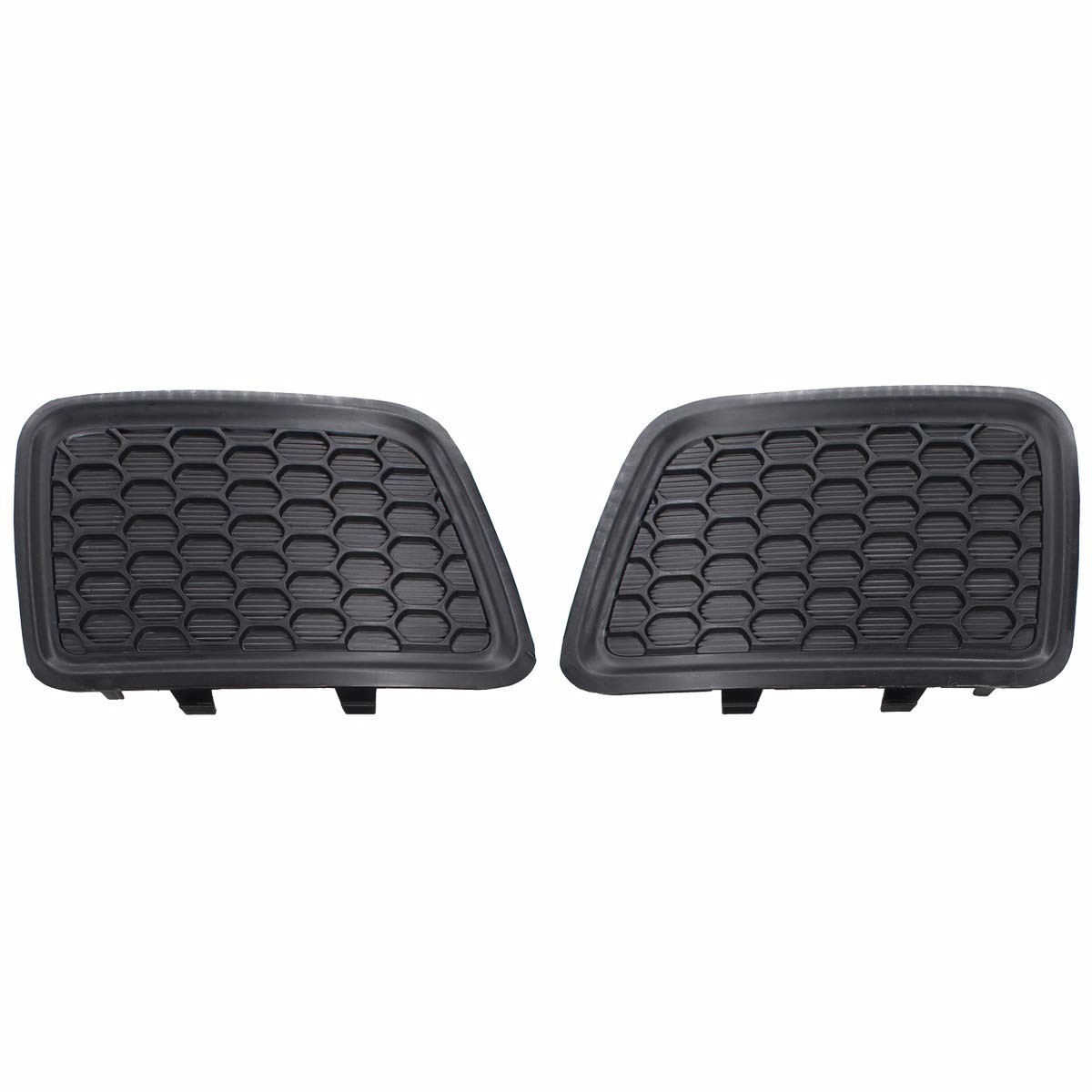 NewYall Pair Front Lower Left Driver and Right Passenger Side Grille Black