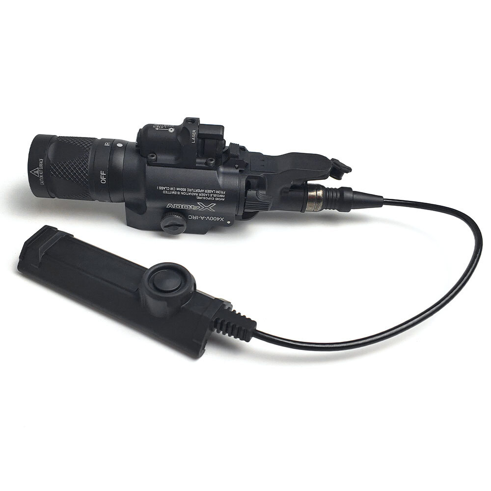 X400V Red Dot Tactical Flashlight Strobe Light Constant/Momentary Weapon Light