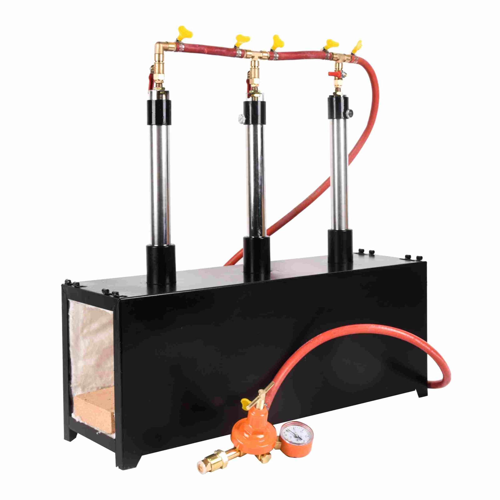 Propane Forge Kit 3Burner 2500°F Farriers Furnace Square Propane Burner Forge