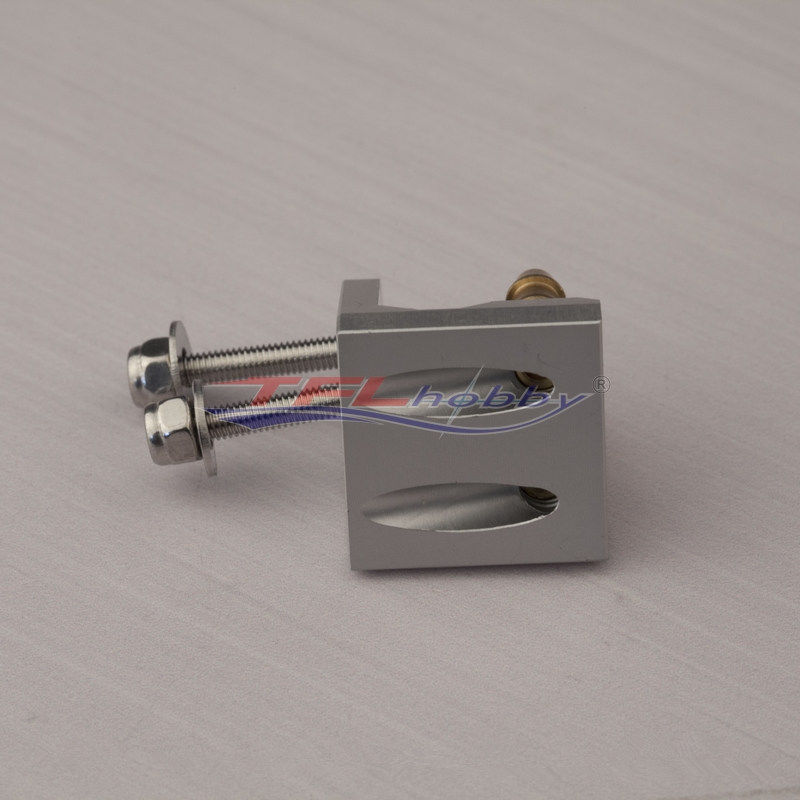 #1339 Aluminum Dual M5 Water Pick Up Flush Boat Stern Water Mouth for RC Boat