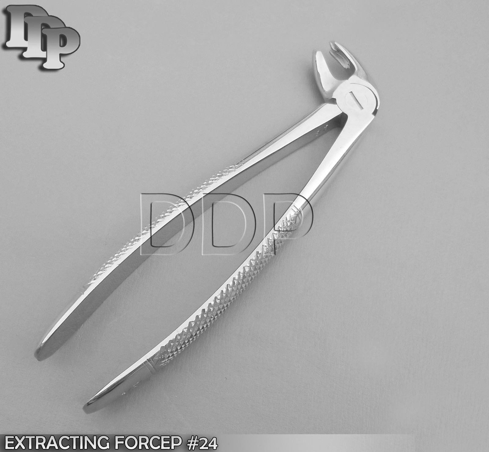O.R GRADE ENGLISH PATTERN DENTAL EXTRACTING LOWER MOLAR FORCEP LEFT #24