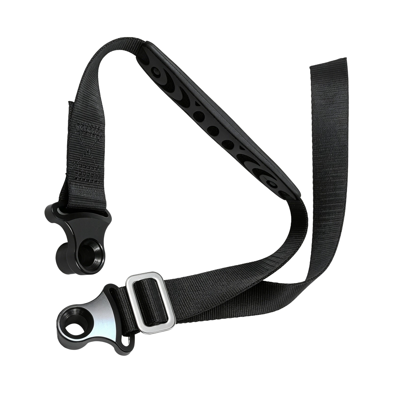 Black Motorcycle Tow Strap, Off-Road Motorcycle Rescue Pull Strap Durable New