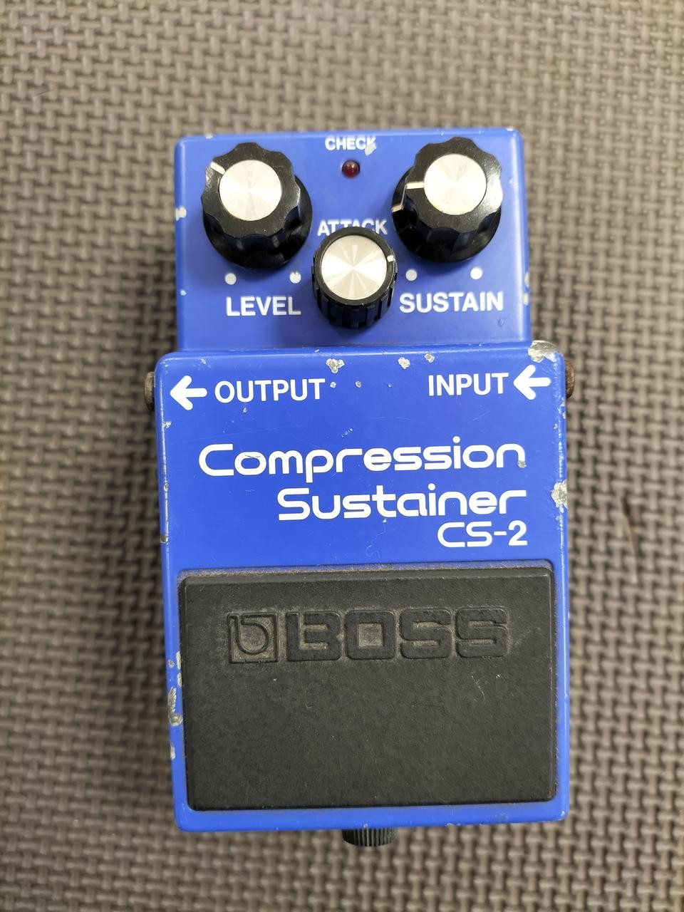 Boss CS-2 Compressor/Sustainer Effect Pedal Made in Japan Used