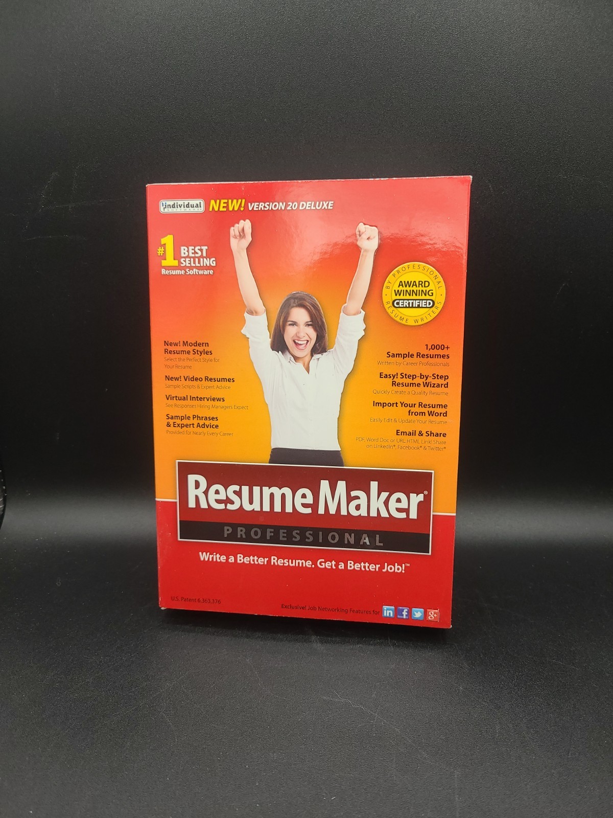 Resume Maker Professional Deluxe 20 PC NEW!