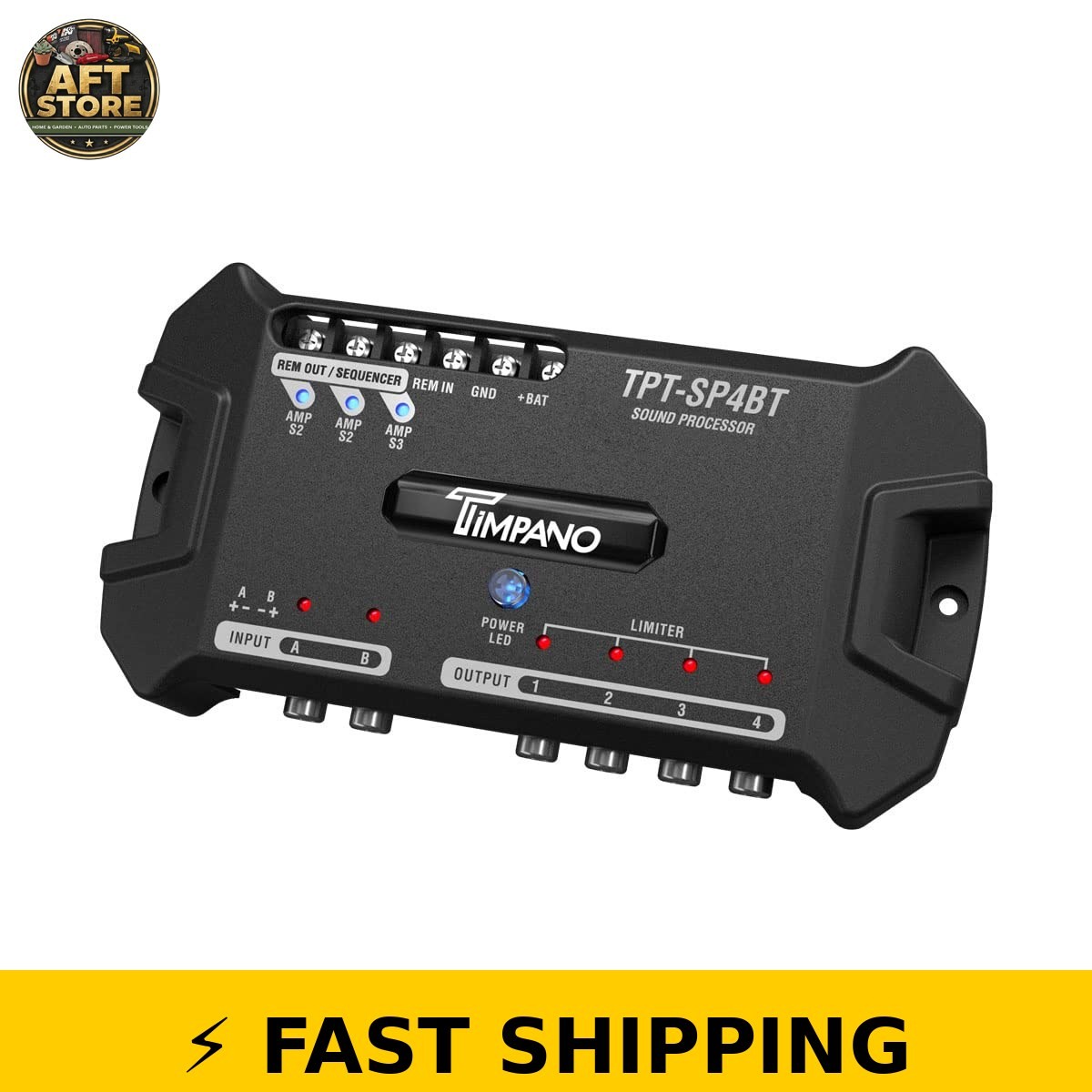 Timpano TPT-SP4BT Bluetooth DSP Car Audio Processor