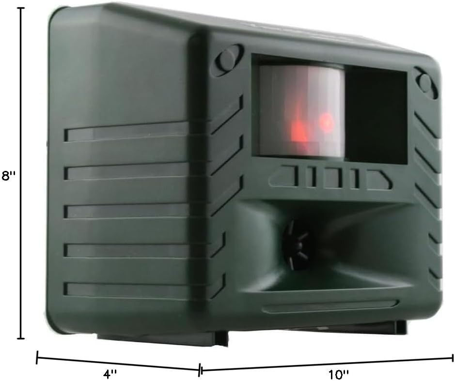 Yard Gard, Electronic and Ultrasonic Animal Stopper Device with Motion-Sensor...