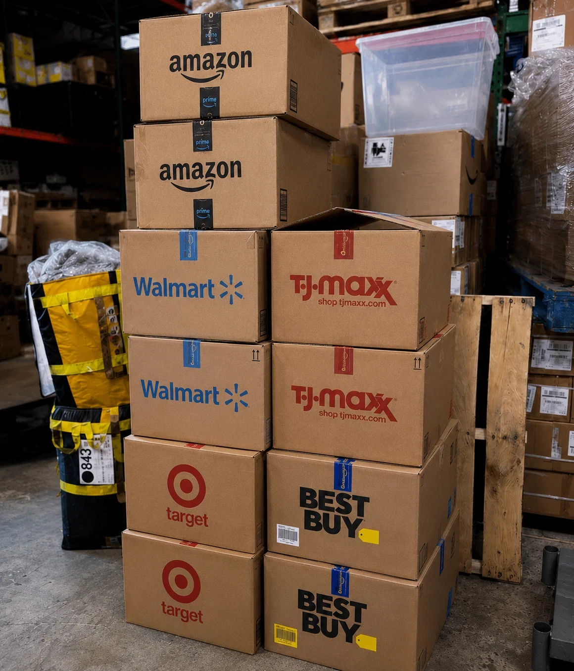 BIG BOX Amazon Wholesale Lot with Mixed Consumer Goods and Home Products