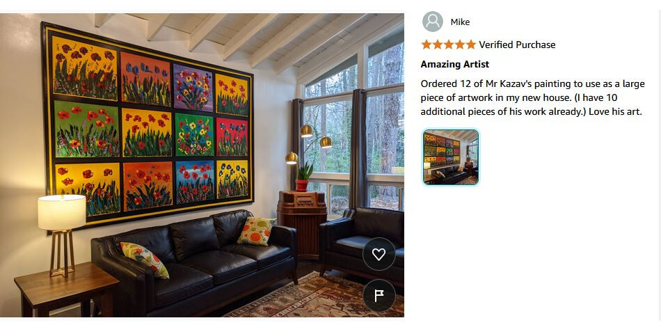 IMPRESSIONIST MODERN ART STRETCHED CANVAS MUSIC COFFEE LANDSCAPE